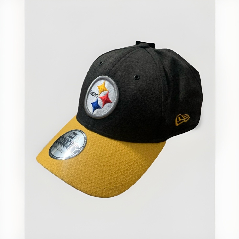 New Pittsburgh Steelers Men's NFL New Era 39Thirty NFL Football Fit Flex Cap S/M